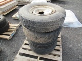 (4) ASSORTED MISMATCHED TIRES & WHEELS