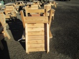 (2) CEDAR CHAIRS