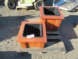 (2) 1 COMPARTMENT PLANTER BOX