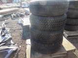 (4) ASSORTED TIRES & WHEELS