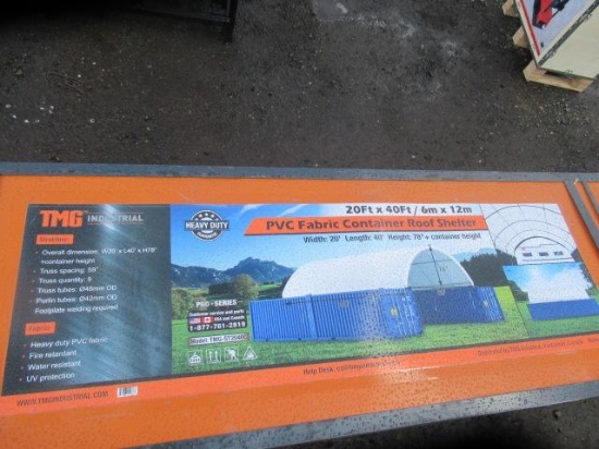 TMG-ST2040C 20' x 40' PVC FABRIC CONTAINER SHELTER