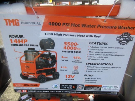 TMG-HW41R COMMERCIAL GRADE 4000 PSI HOT WATER PRESSURE WASHER