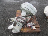 EVINRUDE SELECTIVE SHIFT 100 OUT BOARD BOAT MOTOR, 4 CYL W/PRPEL THROTTLE , *RUNNING CONDITION
