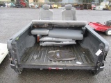 FORD PICKUP BED W/ASSORTED INTERIOR PARTS