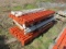 PALLET RACKING CROSS ARMS (49) 7' 6'' LONG, & (6) 6' 1'' LONG