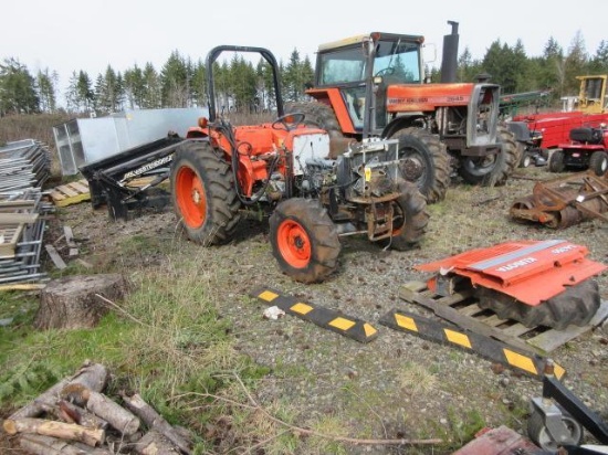 KUBOTA L4350DT 4X4 TRACTOR W/FRONT LOADER