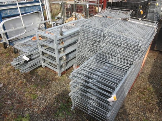 ASSORTED GALVANIZED CARTS