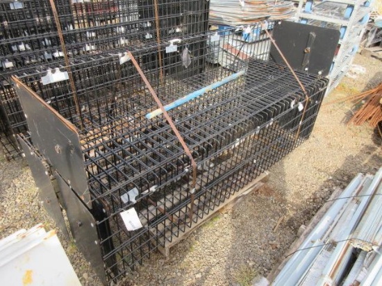 (3) METAL DISPLAY RACKS