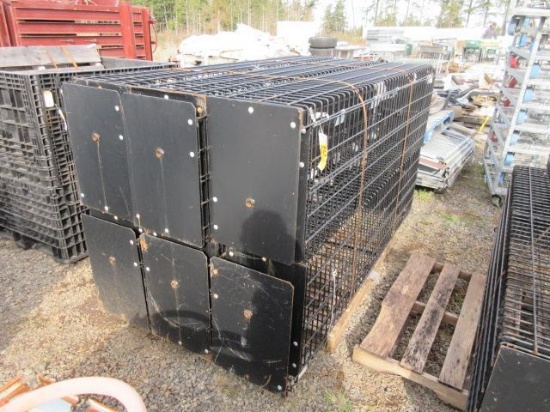 (6) METAL DISPLAY RACKS