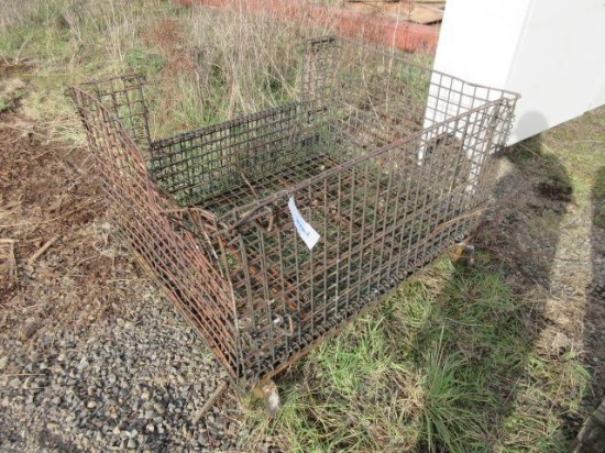 WIRE METAL CRATE