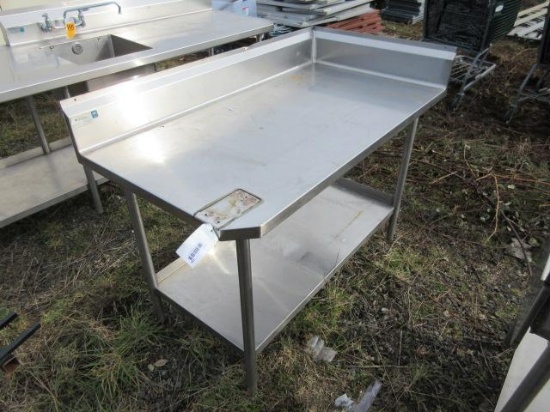 30'' X 56'' STAINLESS STEEL TABLE