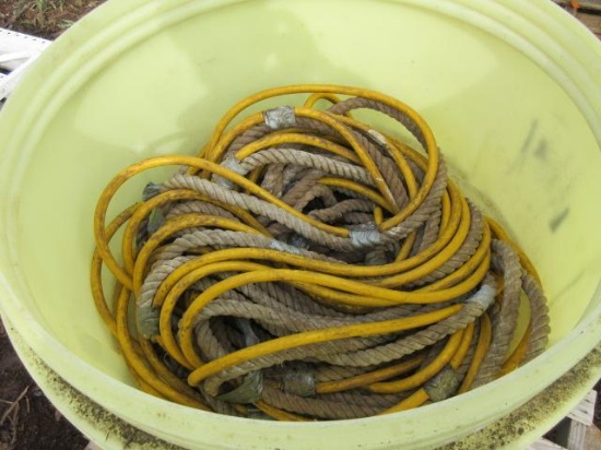 POLY OVERPACK SALVAGE DRUM W/AIR HOSE