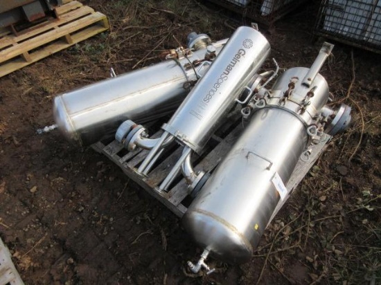 ASSORTED STAINLESS STEEL TANKS