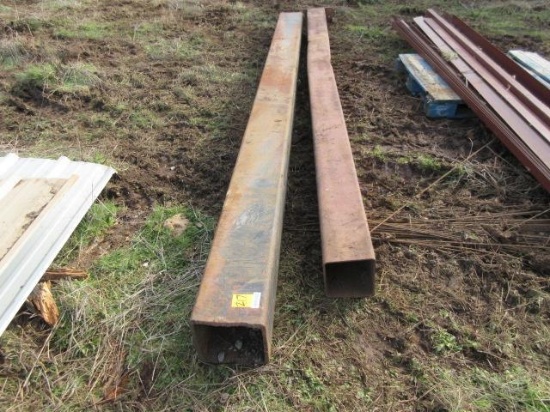 (1) 10'' X 10'' X 1/2'' & (1) 8'' X 8'' X 1/4'' SQUARE TUBE
