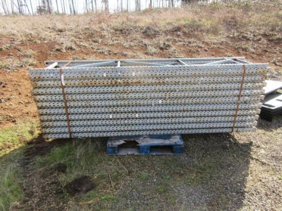 (20) 24'' X 10' PALLET RACKING UPRIGHTS