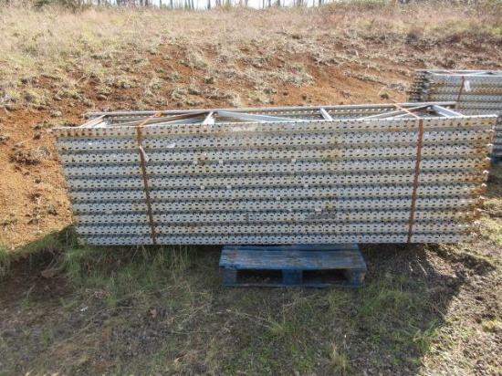 (19) 24'' X 10' PALLET RACKING UPRIGHTS