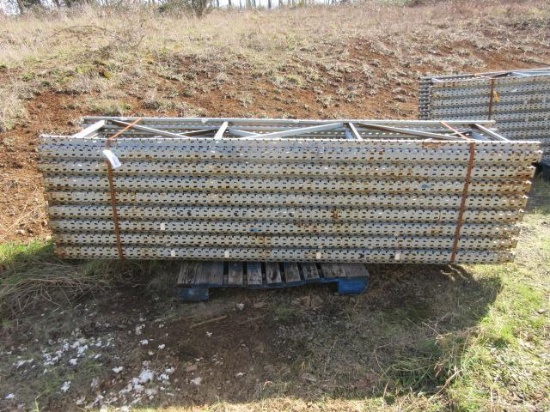 (17) 24'' X 10' PALLET RACKING UPRIGHTS