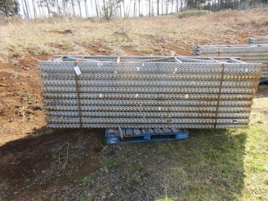 (20) 24'' X 10' PALLET RACKING UPRIGHTS
