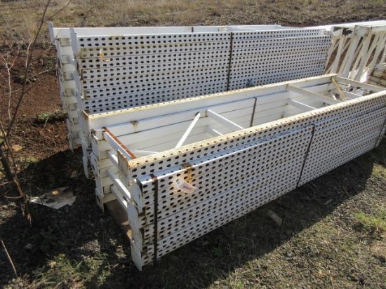 (24) 30'' x 10' PALLET RACKING UPRIGHTS