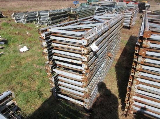 PALLET RACKING UPRIGHTS (23) 10' X 24'' WIDE