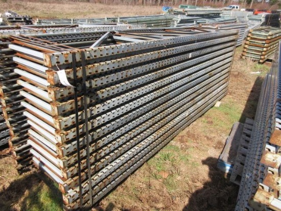 PALLET RACKING UPRIGHTS (25) 12' X 32'' WIDE