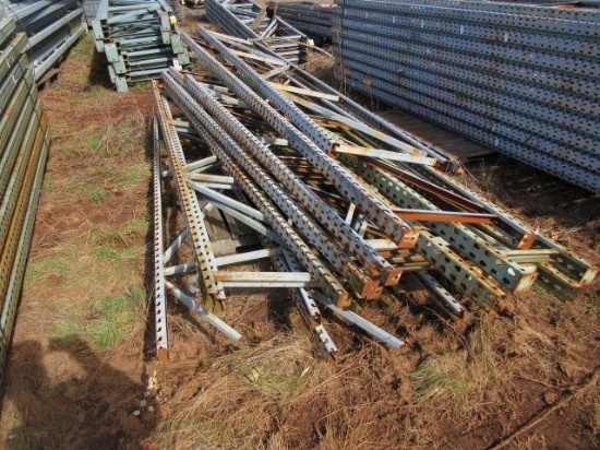 PALLET RACKING UPRIGHTS (12) 24'' X 141''