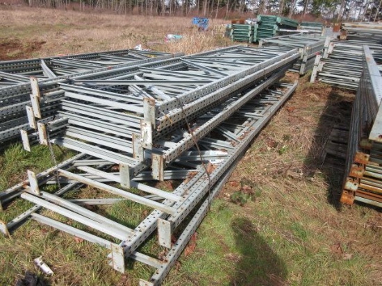 PALLET RACKING UPRIGHTS (14) 48'' X 16' TALL