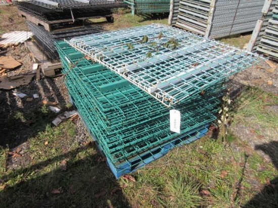 APPROX (21) PALLET RACK WIRE DECK PANELS 41'' X 50''