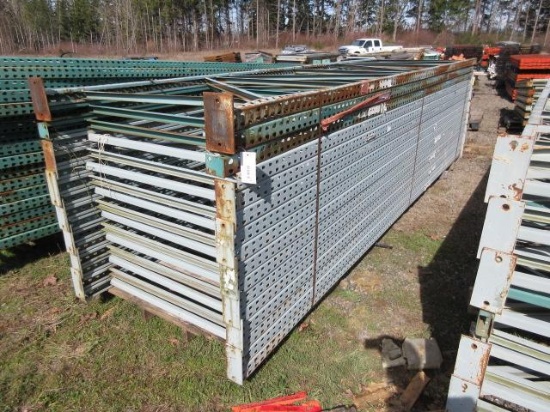 PALLET RACKING UPRIGHTS (13) 48'' X 16' TALL