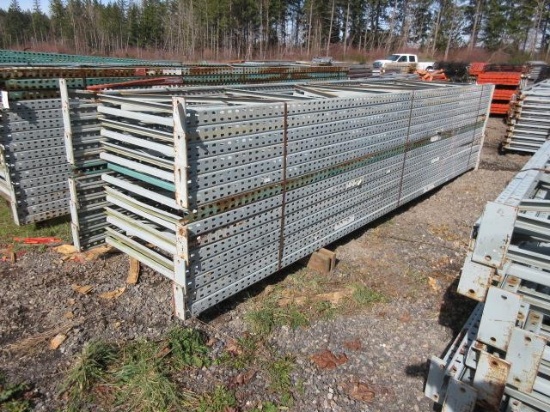 PALLET RACKING UPRIGHTS (13) 48'' X 16' TALL