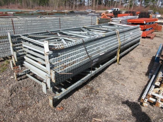 PALLET RACKING UPRIGHTS (14) 48'' X 16' TALL