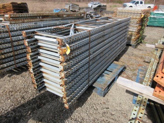 PALLET RACKING UPRIGHTS (20) 24'' X 10' TALL