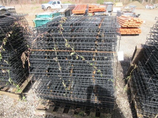 APPROX 50 PALLET RACK WIRE DECK PANELS 31'' X 44''