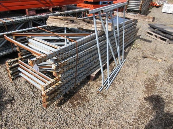 PALLET RACKING UPRIGHTS (15) 32'' X 12' TALL