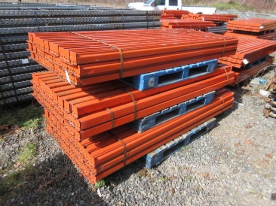 PALLET RACKING CROSS ARMS APPROX (98) 7' X 6'' LONG