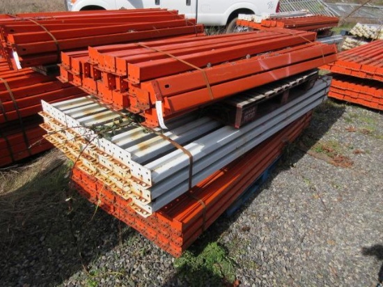 PALLET RACKING CROSS ARMS (65) 7' 6'' LONG, & (21) 8' LONG
