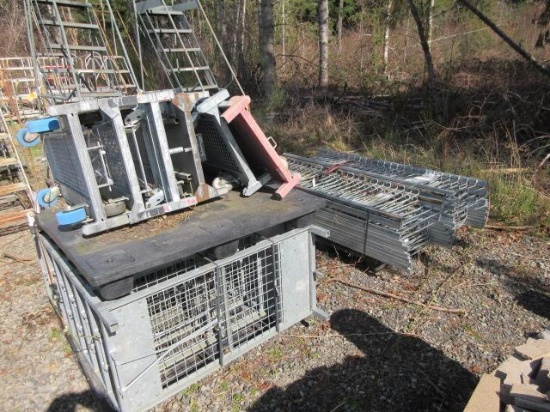 GALVANIZED ROLLING RACKS
