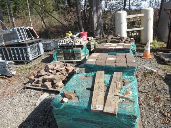 (7) PALLET OF ASSORTED BRICK PAVERS