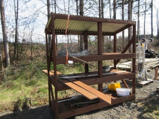 WOOD STORAGE RACK