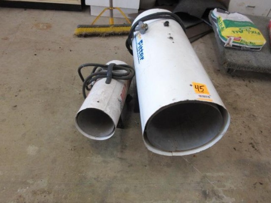 (2) ASSORTED PROPANE HEATERS