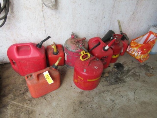 ASSORTED GAS CANS