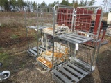 (3) METAL CARTS