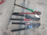 (3) ASSORTED CABLE CUTTERS