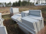 ASSORTED METAL SHELVES