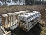 PALLET RACKING (6) 44'' X 10' & (5) 48'' X 10' UPRIGHTS, & (70) 8' CROSS ARMS