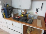 CONTENTS OF CABINET - ASSORTED TOOLS