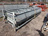 PALLET RACKING UPRIGHTS (14) 48'' X 16' TALL