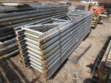 PALLET RACKING UPRIGHTS (19) 24'' X 10' TALL
