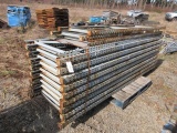 PALLET RACKING UPRIGHTS (18) 32'' X 10' TALL & (3) 30'' X 8' TALL TALL