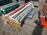 PALLET RACKING CROSS ARMS APPROX (30) 8' LONG